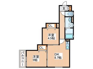 ピレーネ明和の物件間取画像